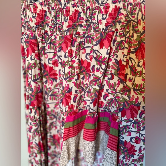 NWT BTFBM Floral High-Low Skirt with Ruffled hem Sz XL - Picture 5 of 11